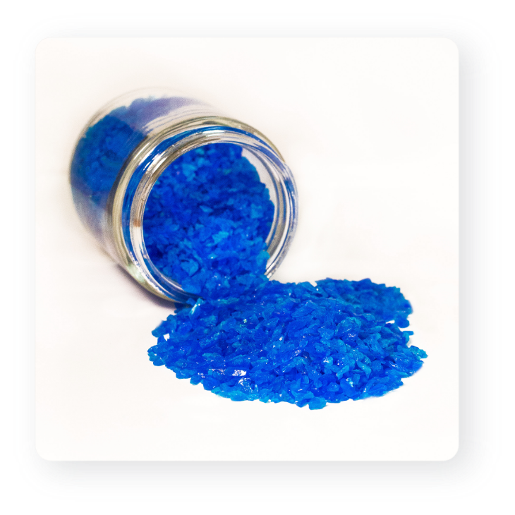 Copper Sulfate Pentahydrate Sapphire Crystals