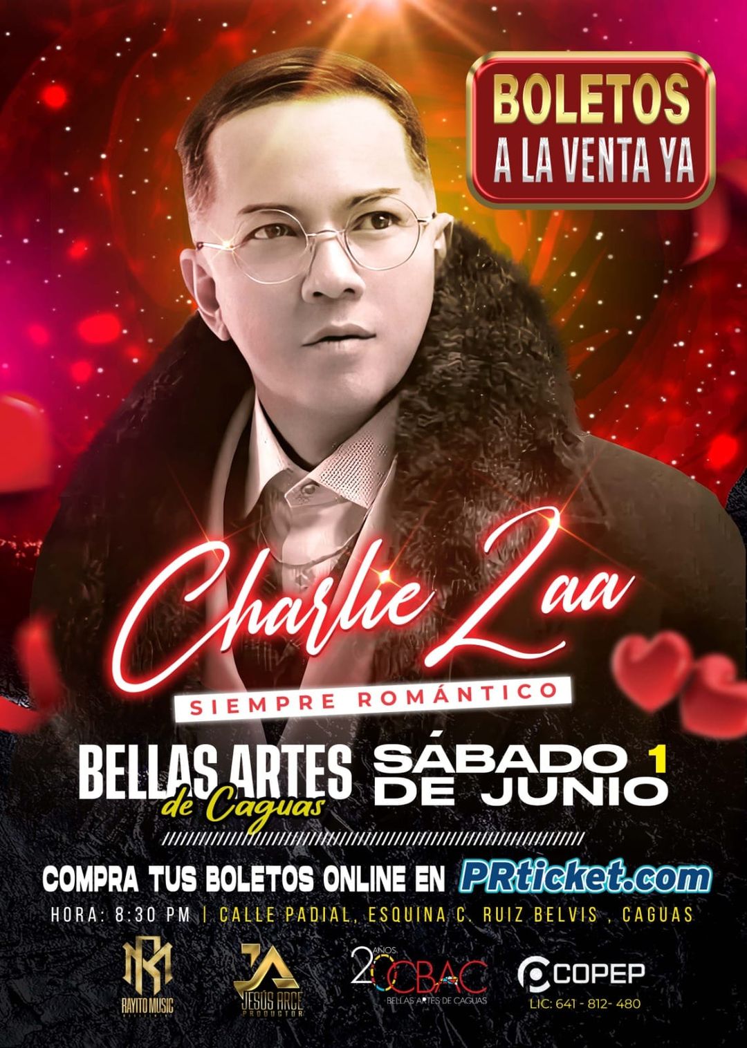 Charlie Zaa returns to Puerto Rico - Caguas - Puerto Rico+