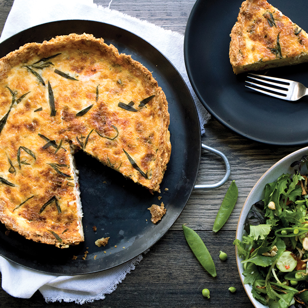 Crab & Tarragon Quiche