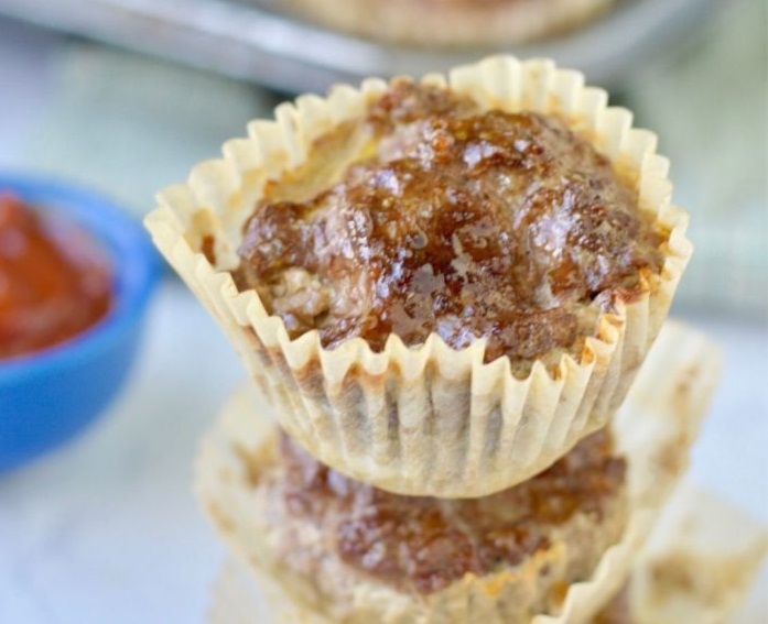 Carnivore Diet Ground Beef Muffins with Eggs for All Meals