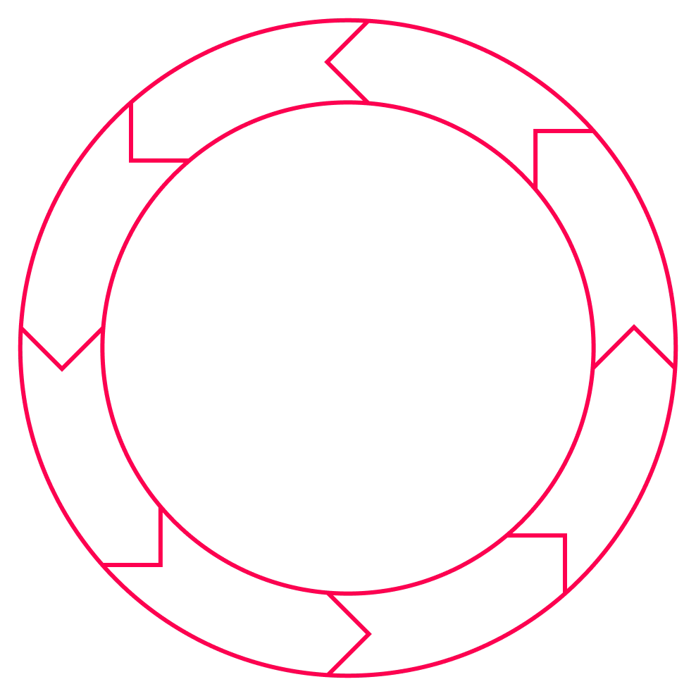 Red circle