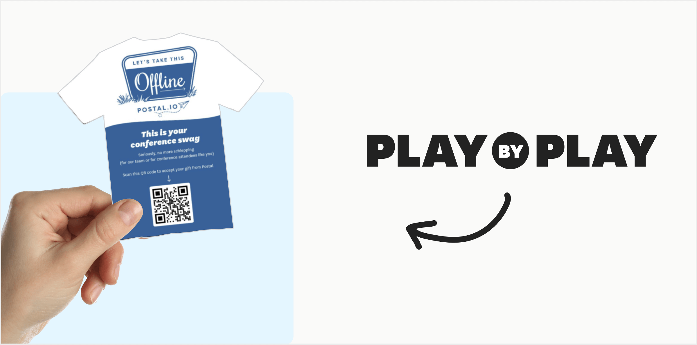 Using QR Codes for In Person Event Swag Postal