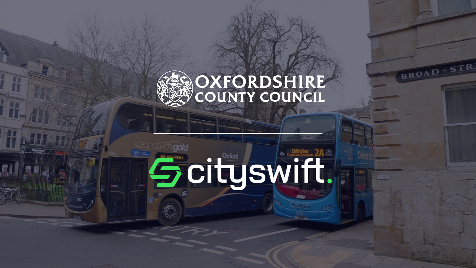 Oxfordshire County Council use CitySwift to monitor 10% bus productivity target