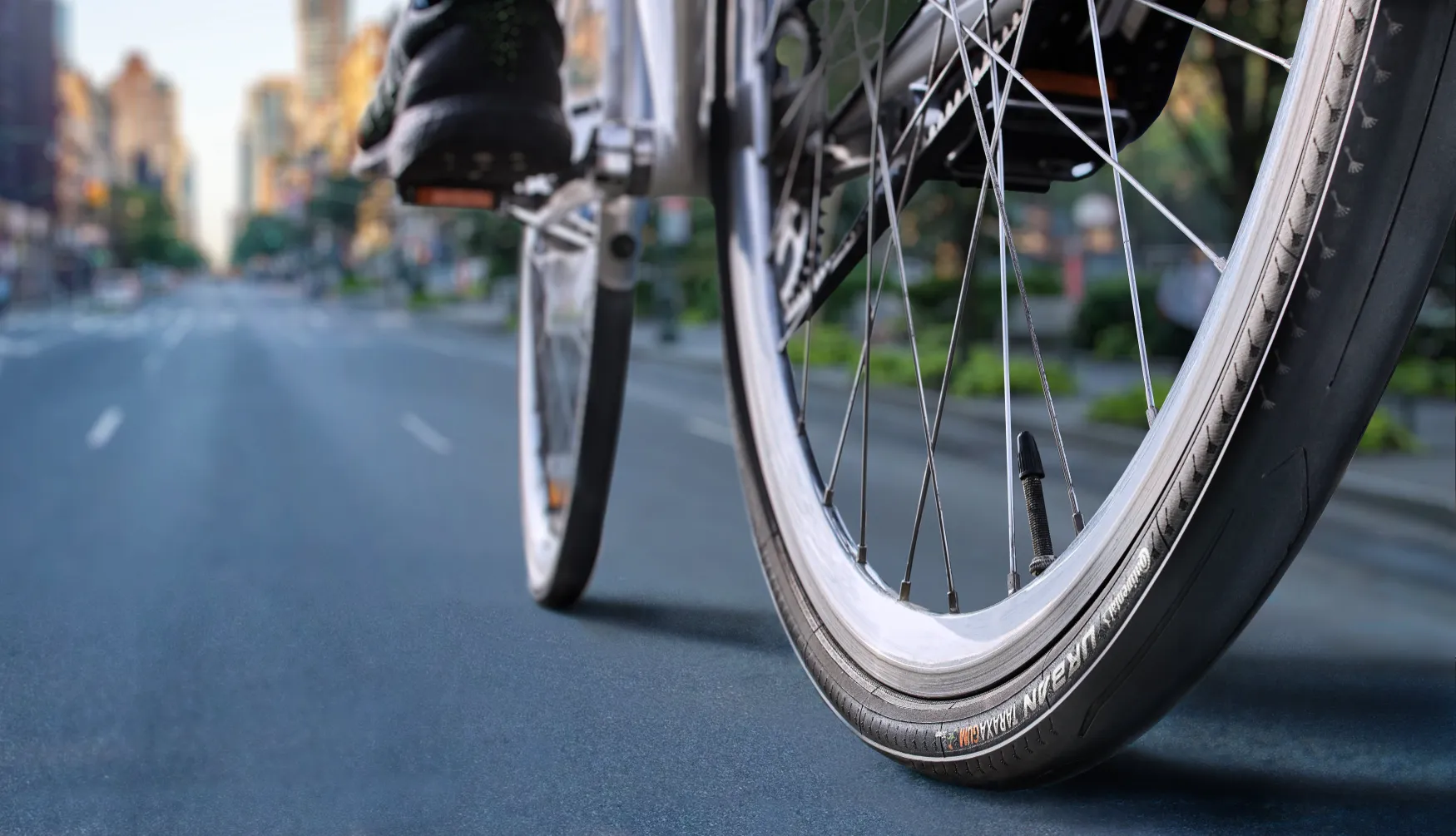 Continental’s Ubran Taraxagum bicycle tire is made from dandelion rubber (photo via Continental)