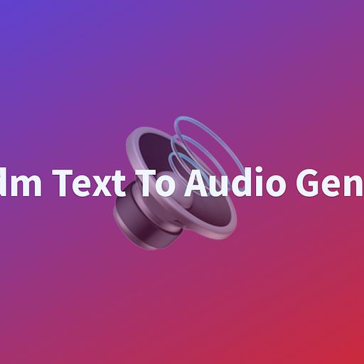 Audioldm Generate Audio from Text with Text To Audio Generation