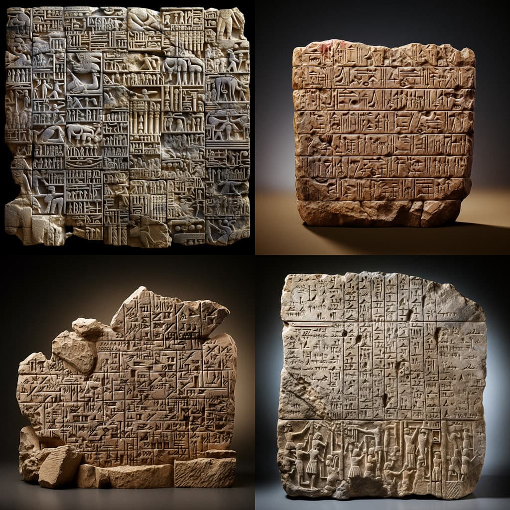 Cuneiform AI Art Style Guide - Exploring Ancient Script - Cuneiform ...