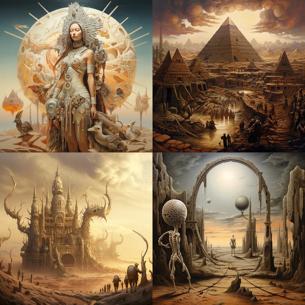 Ancient Art AI Art Style Exploring the Richness of History Ancient