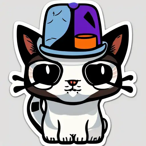 Cute cat hat design