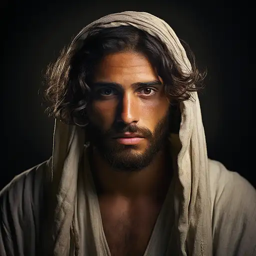 Jesus' Gaze Modern, Cinematic, Realistic Stable Diffusion prompt