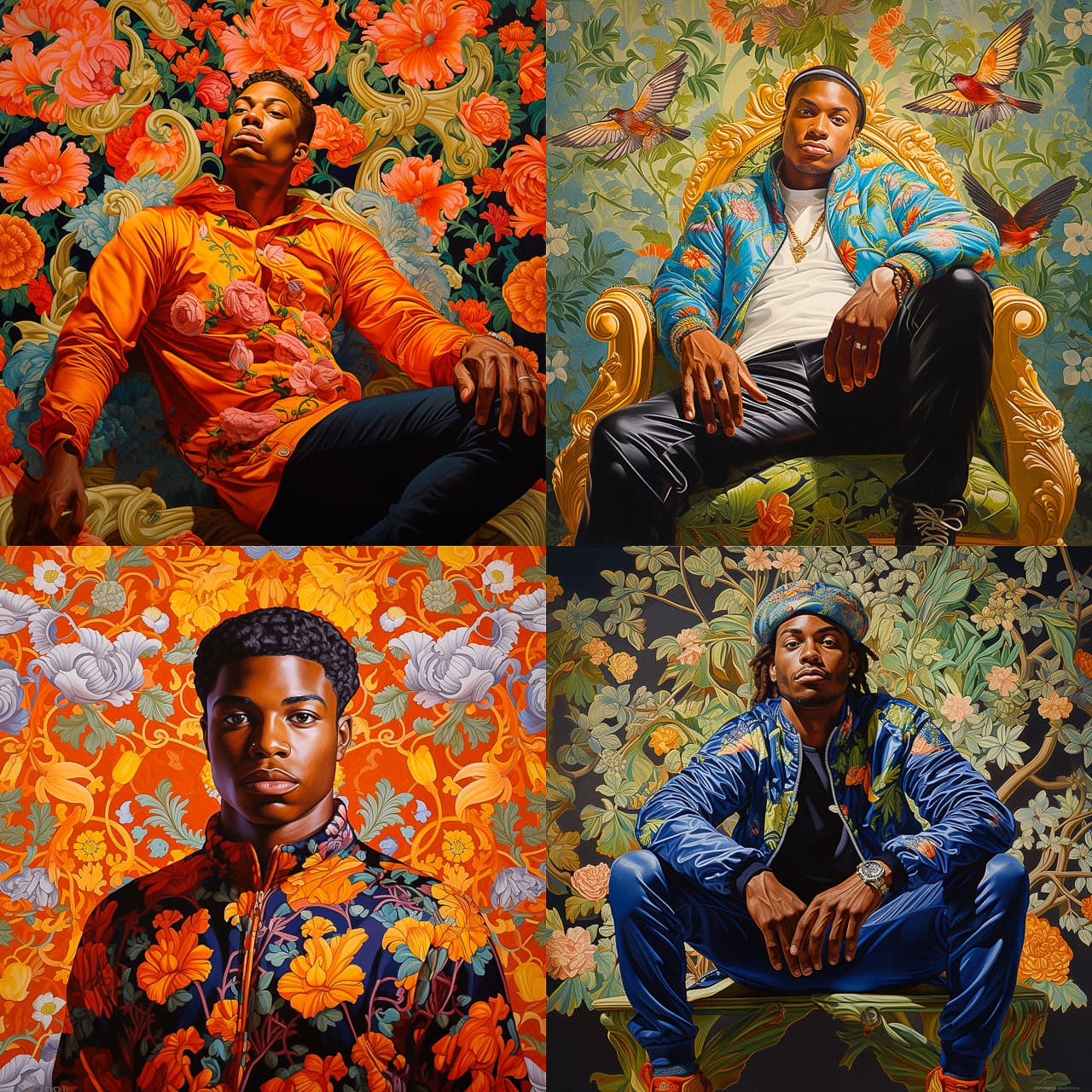 Kehinde Wiley Gemalt Kehinde Wiley Paintings PMCWF