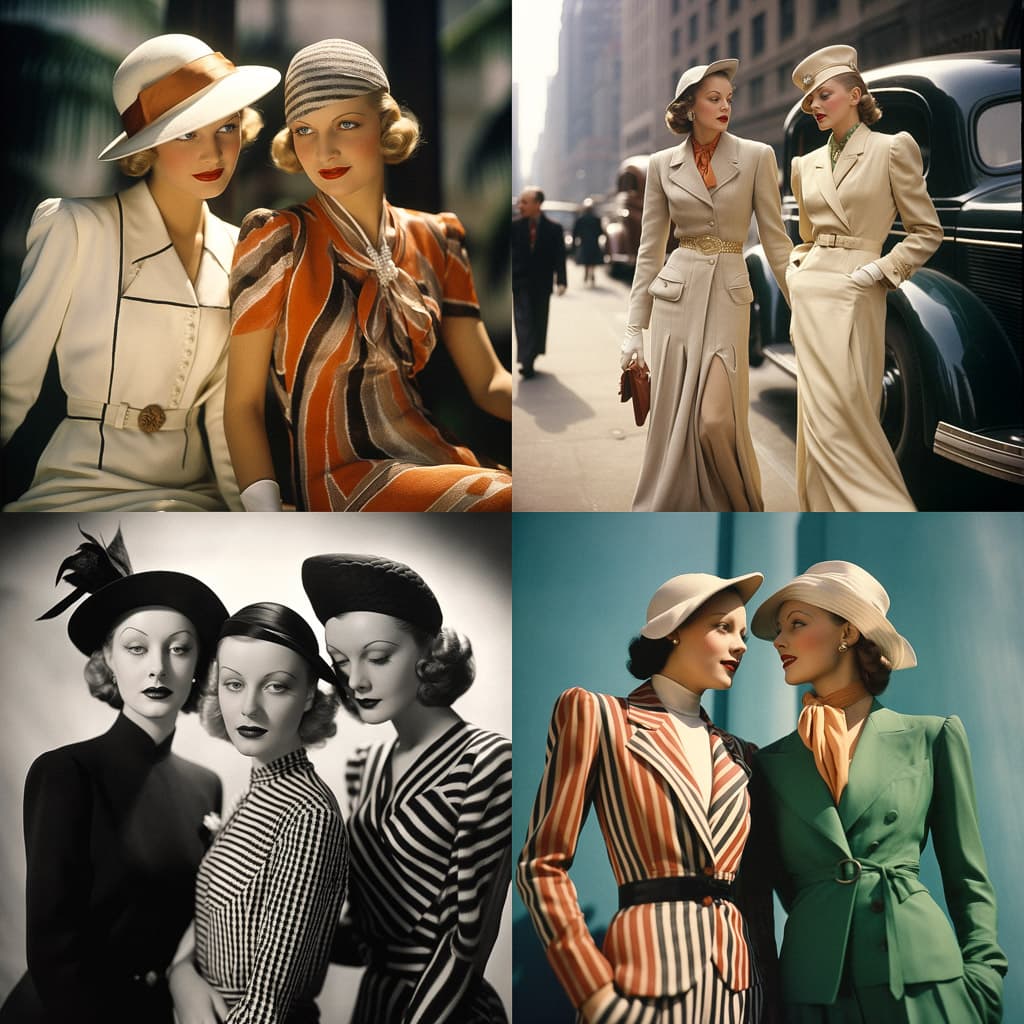 1930s Fashion AI Art Style Vintage Elegance Unleashed 1930s Fashion 