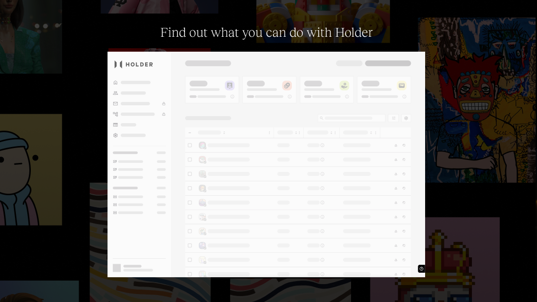 Web3 Community Analytics | Holder | Web3 CRM & Marketing Platform