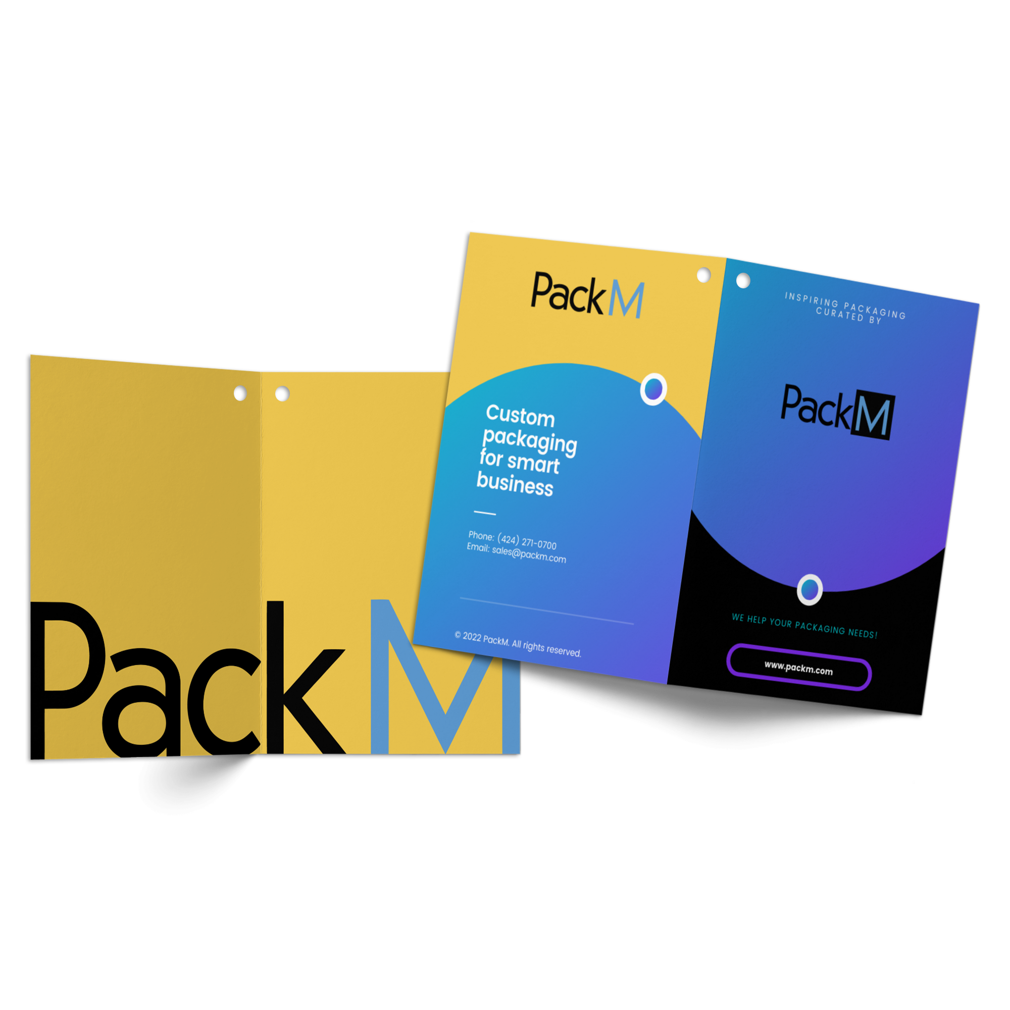 Custom Folded Hang Tags Personalized Tags With Logo PackM