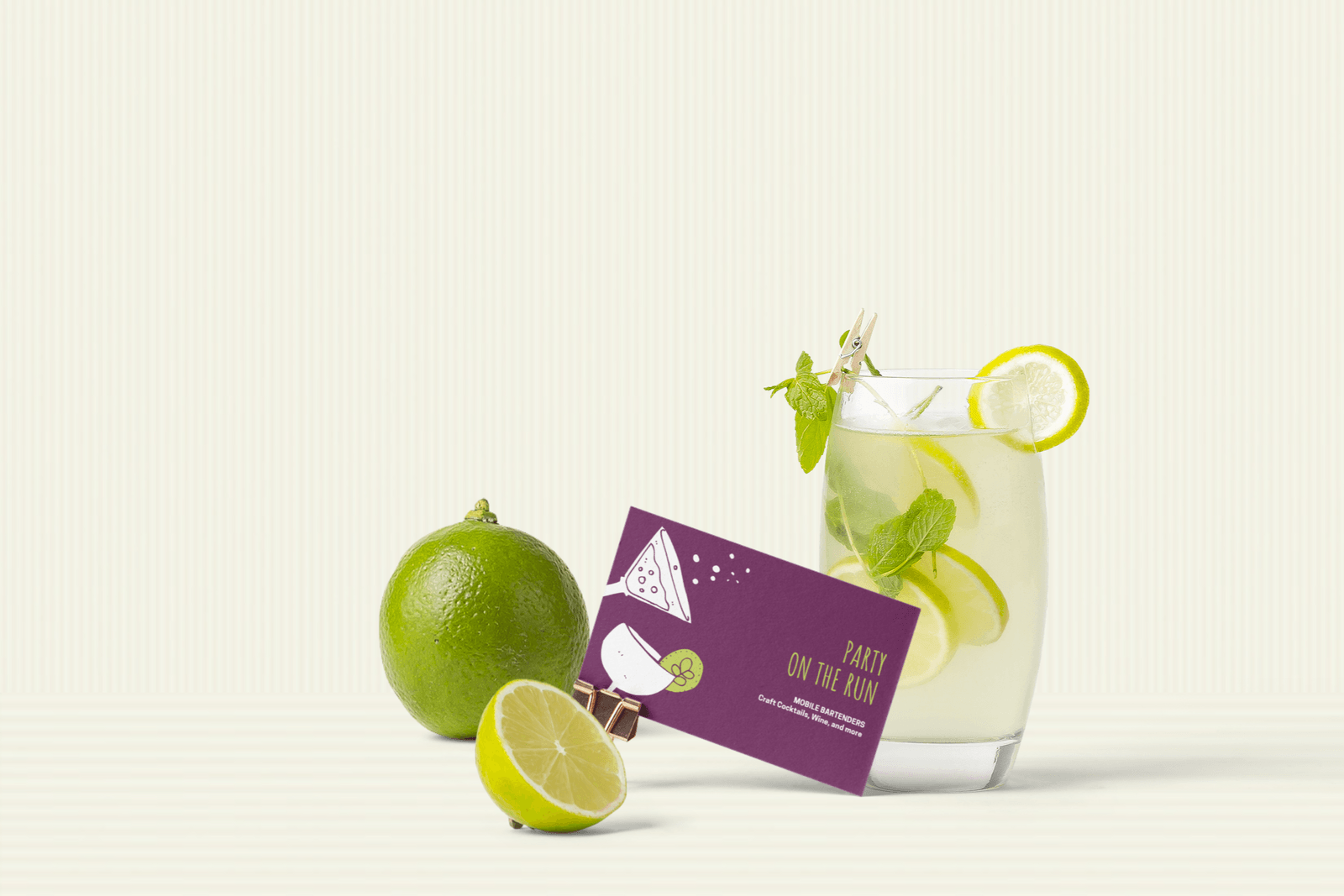 Custom Beverage Business Cards