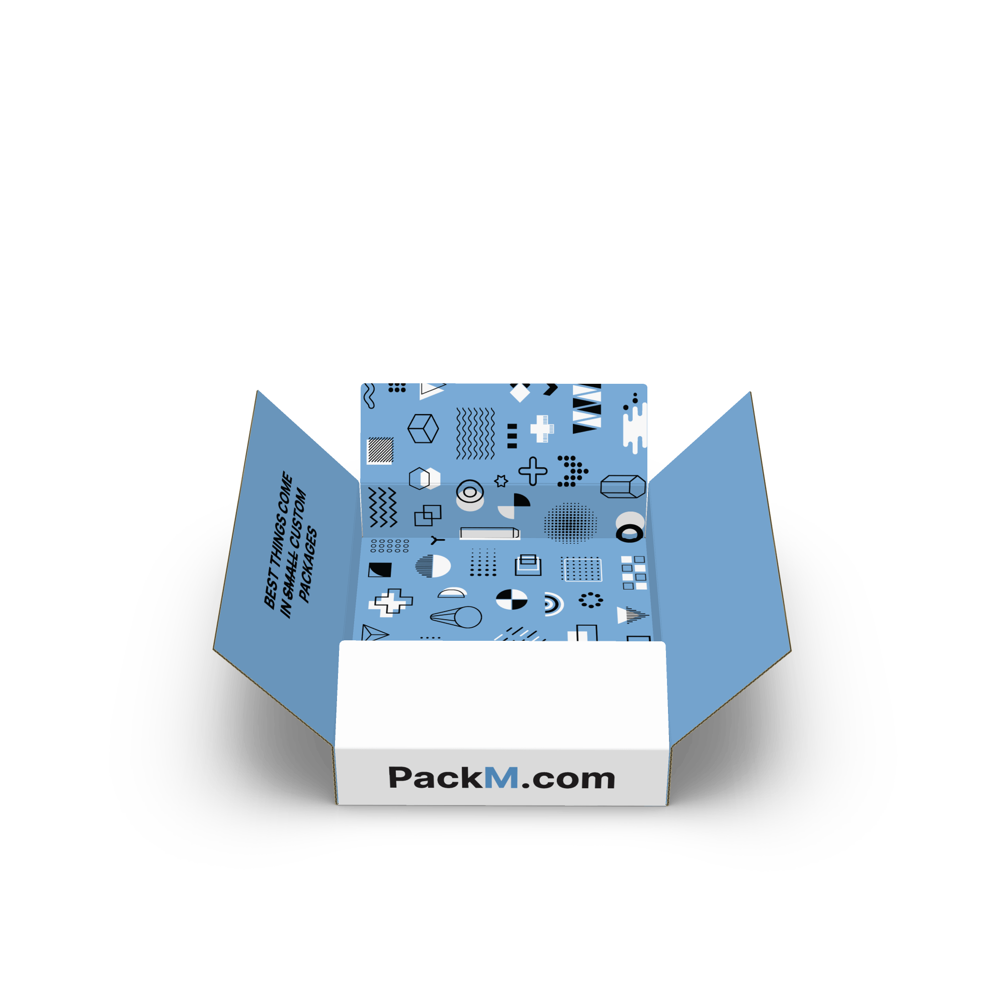 Custom EasyFold Mailers Bookfold Mailer Boxes PackM