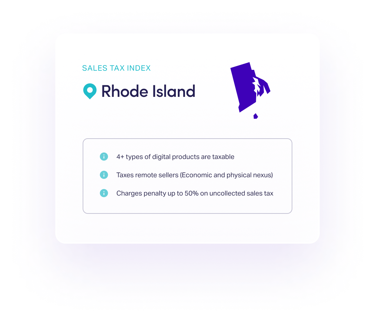 Is SaaS taxable in Rhode Island? The SaaS sales tax index