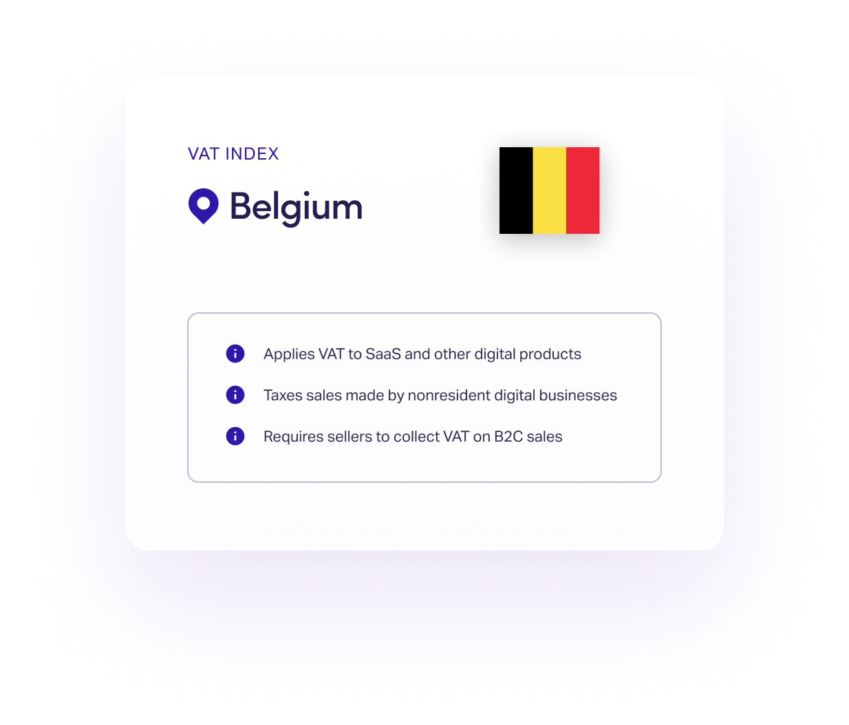 Belgium VAT guide for digital businesses The VAT index for digital