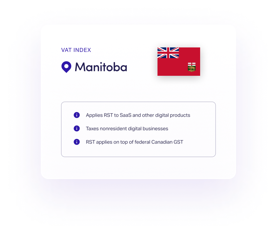 Manitoba RST guide for digital businesses | The VAT index for digital ...