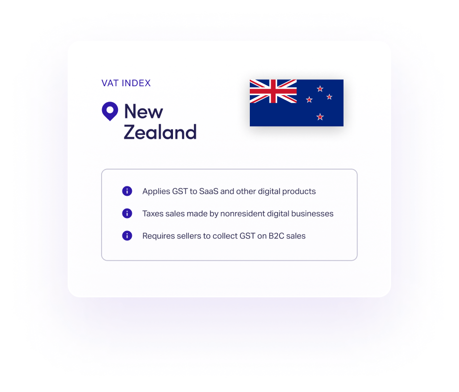 New Zealand GST guide for digital businesses The VAT index for