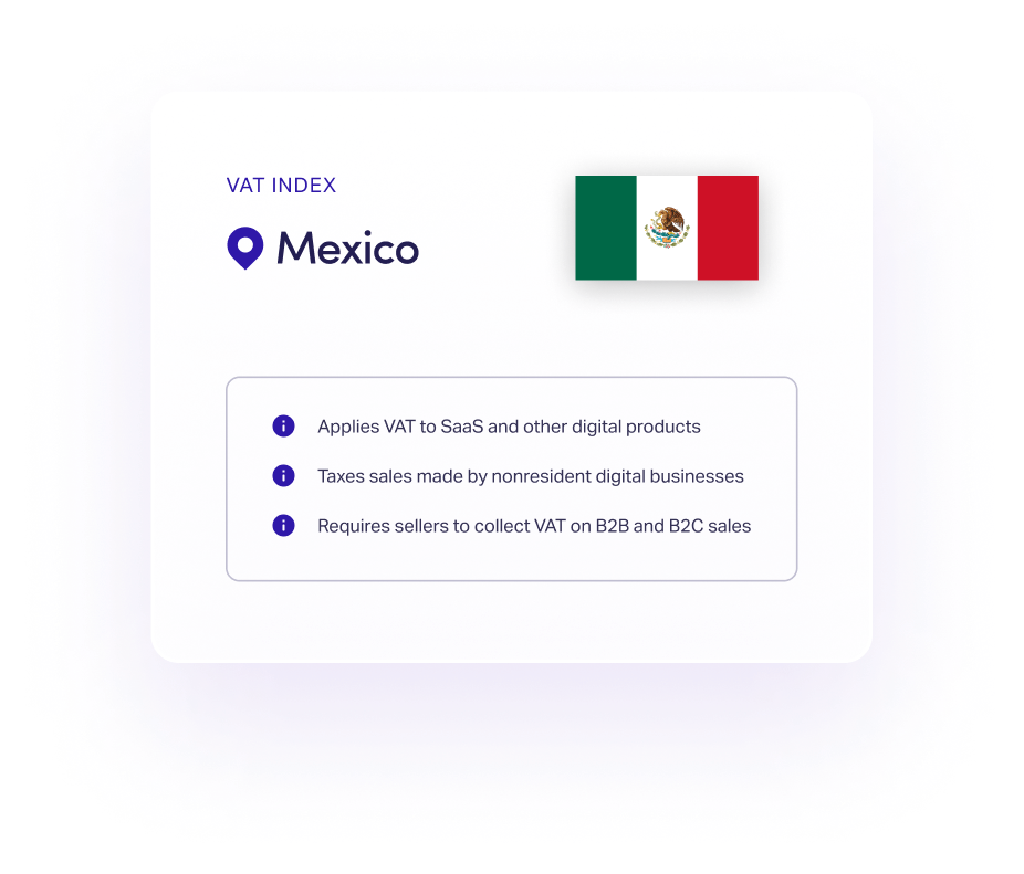 Mexico VAT guide for digital businesses The VAT index for digital services Anrok