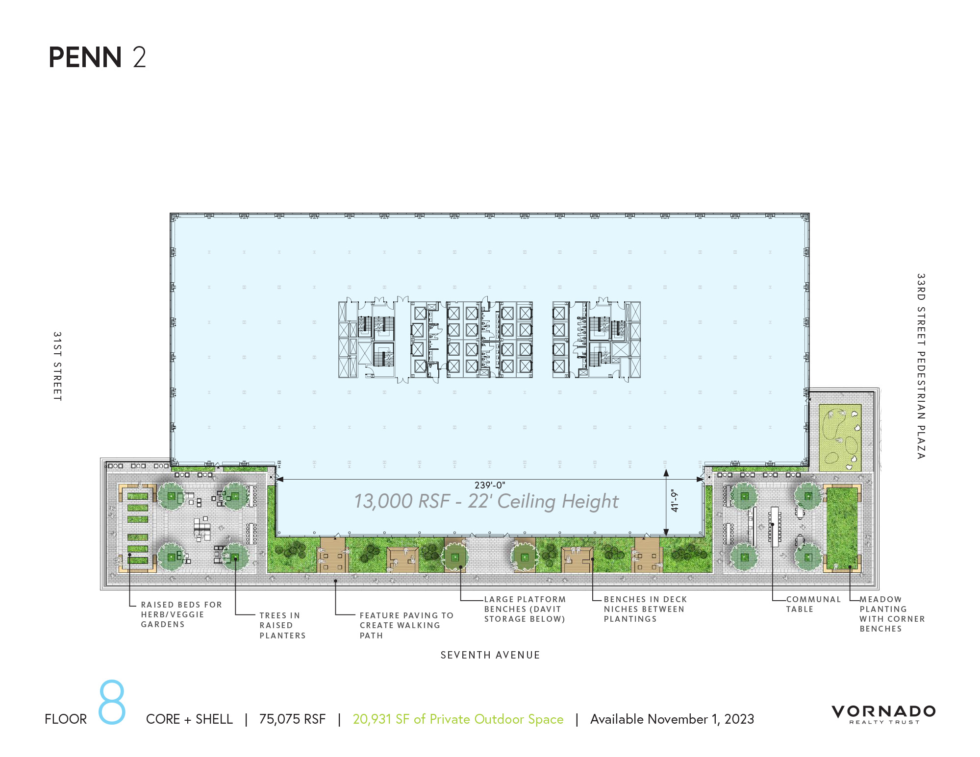 Shell Building Store Samples Plans Pdf Floor Plans | A Vornado Property