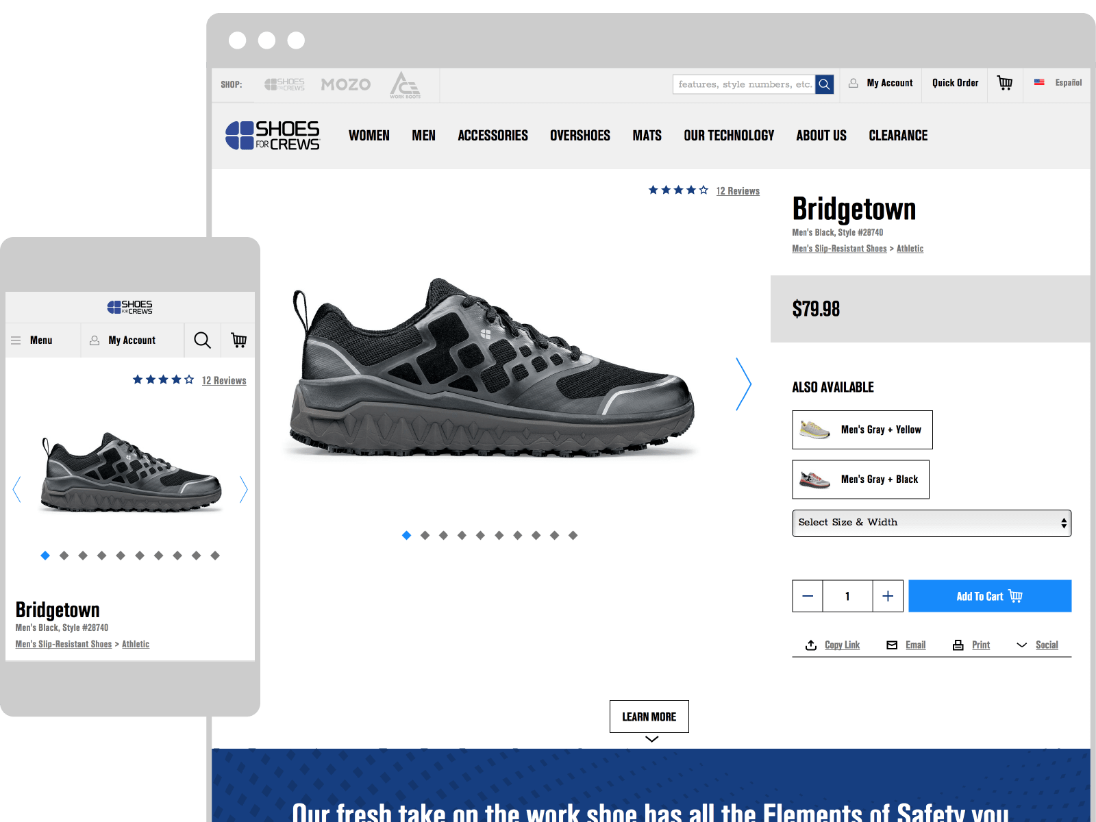 Sparkbox, Shoes for Crews Case Study