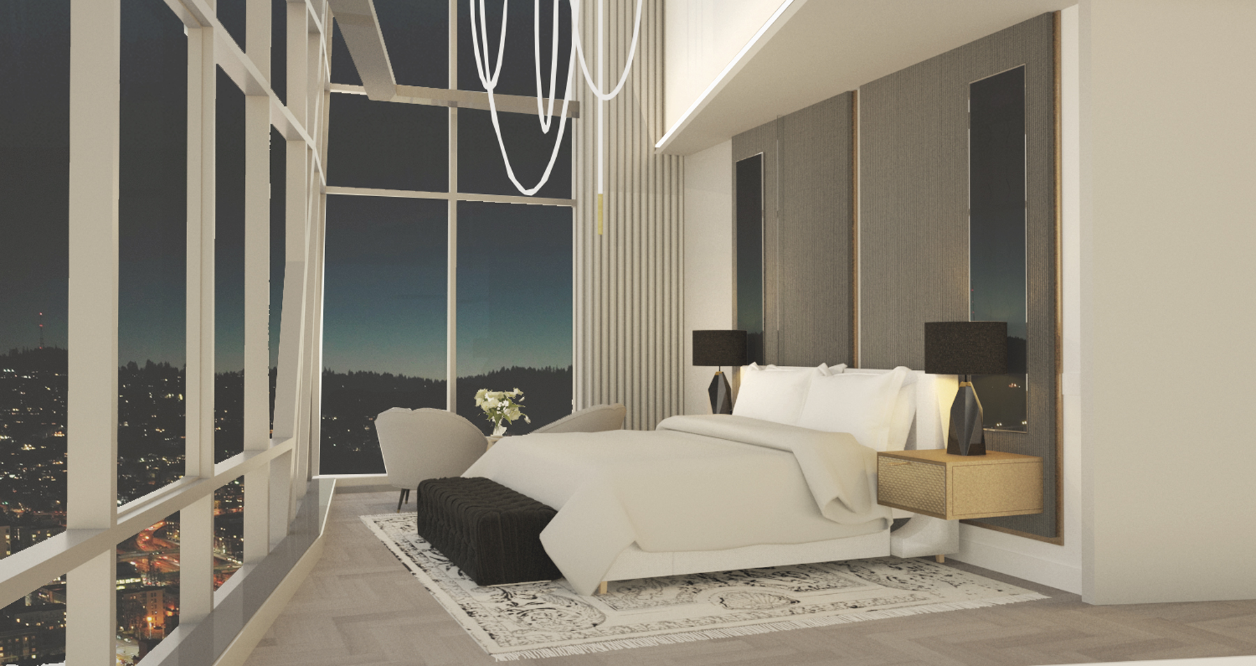 Image showcasing Penthouse Bedrooms