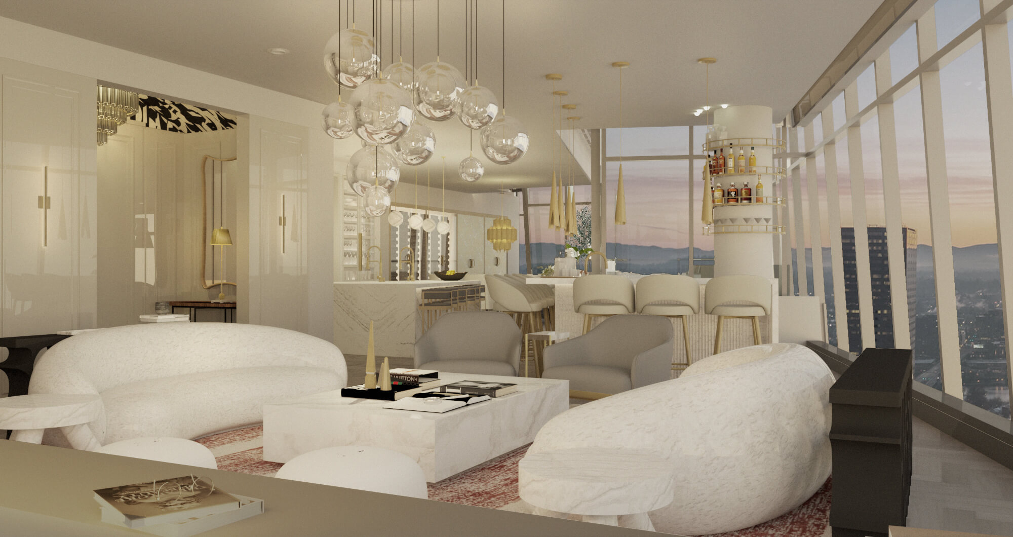 View of Houzz Tour: An Industrial Penthouse Apartment in a Converted Warehouse