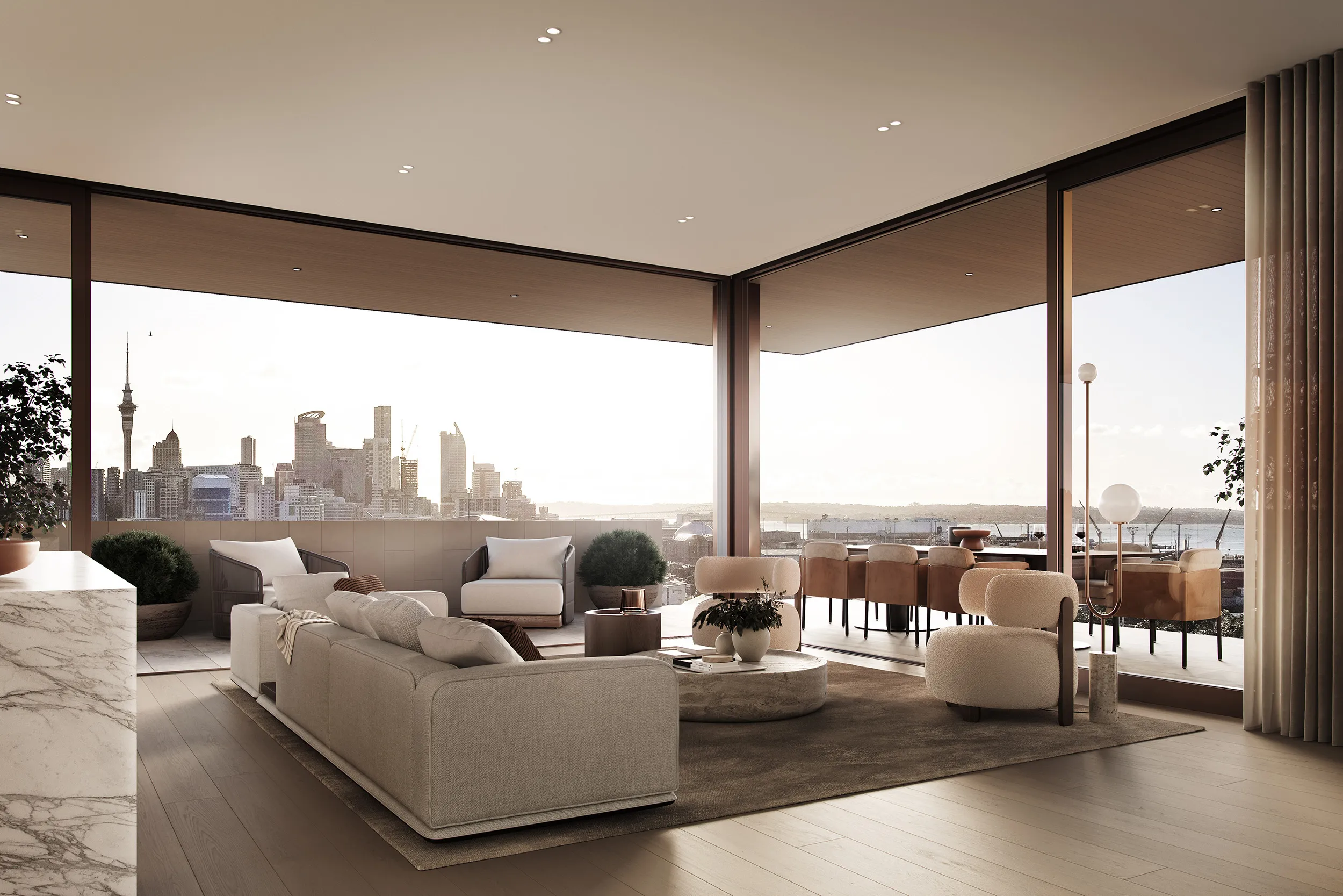 Beautiful view of Panoramic View Sustainable Penthouse Apt With Remote Work Options