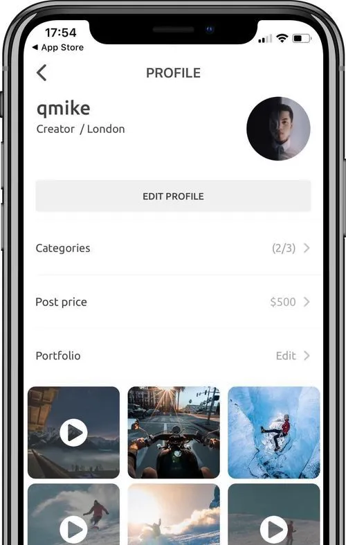 Insense APP - Complete your profile