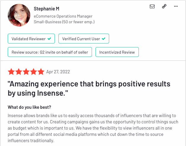 customer review