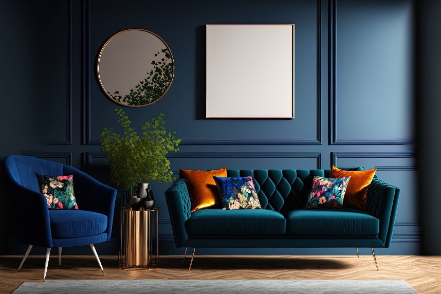 View of Accent Wall Colors: Stunning Accent Wall Paint Ideas | Robern