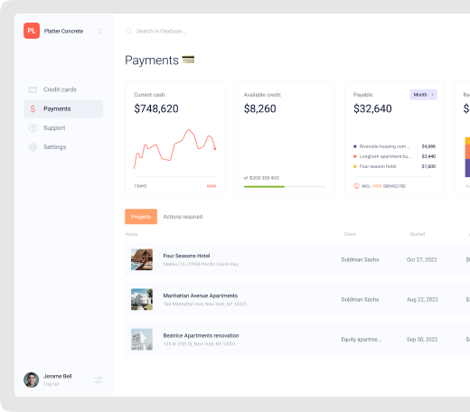 Flexbase Platform working