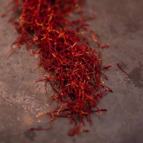 Strands of saffron