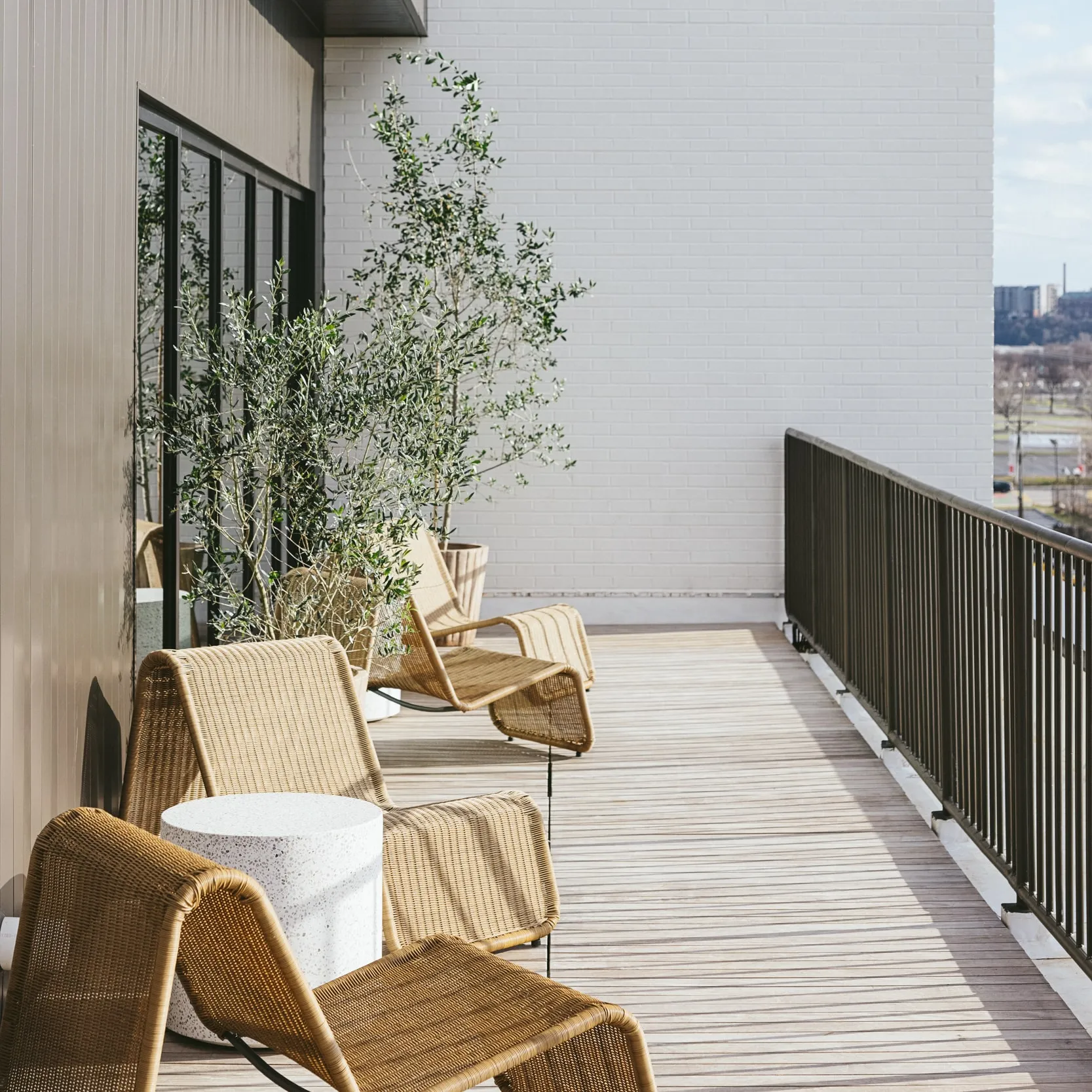 Penthouse balcony