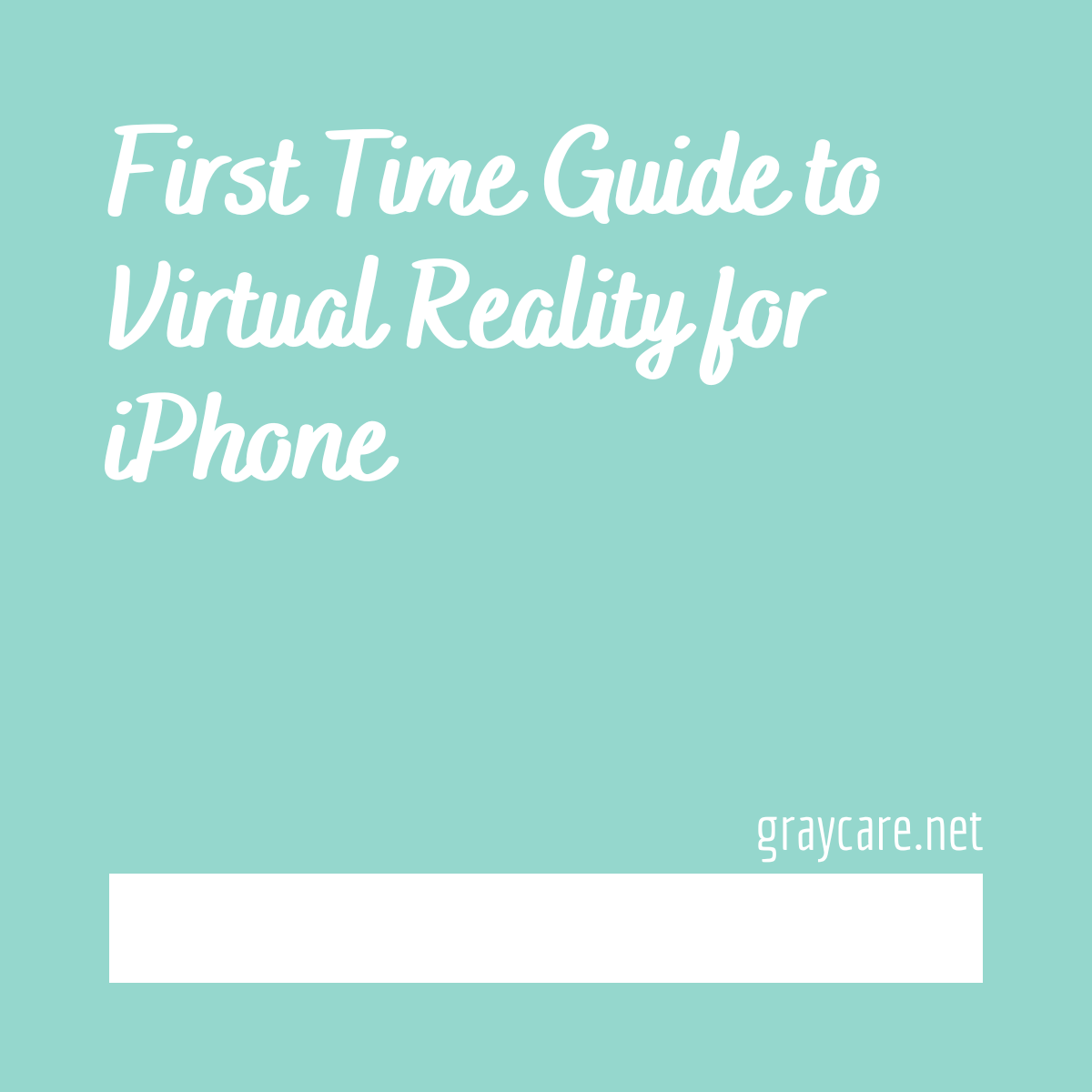 Watch Virtual Reality (VR) on iPhone Like This (2023) Graycare