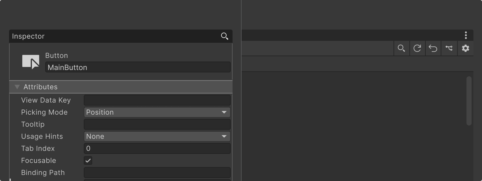 A basic slider with a text label on the left and a numeric field on the right.