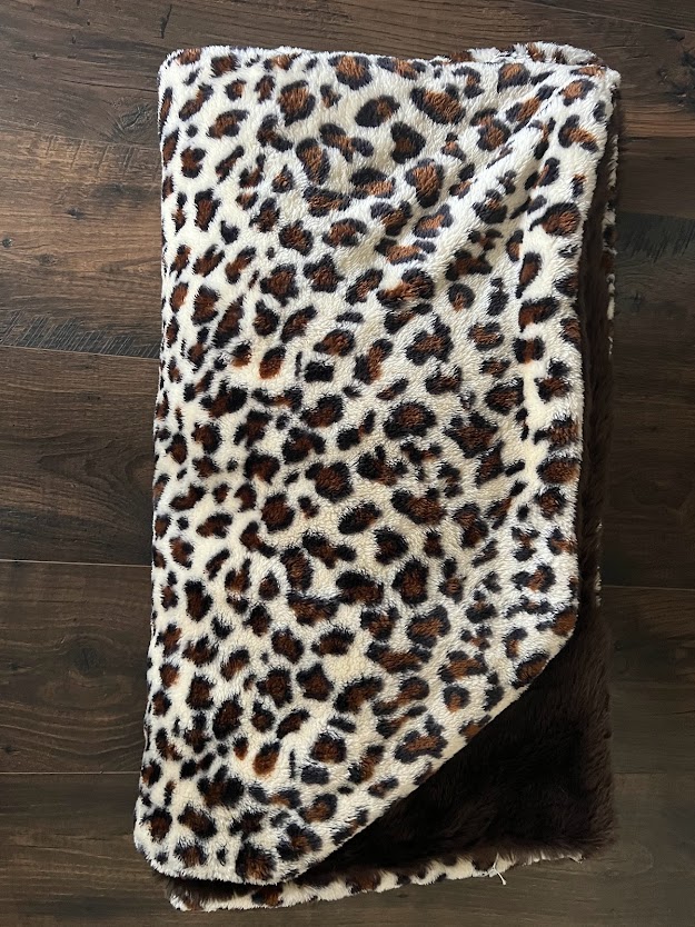 Cheetah Print Blanket Countryside Creations