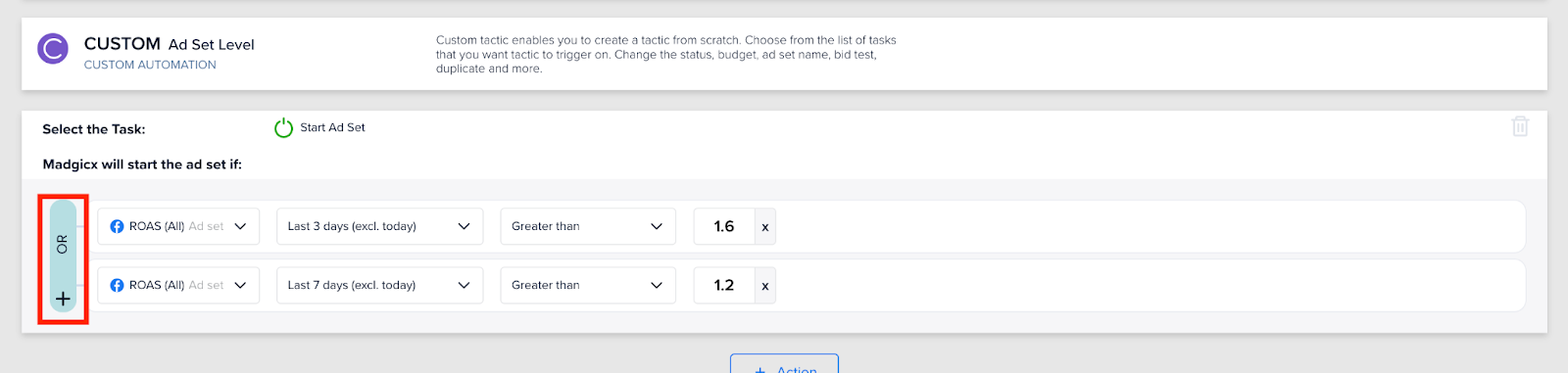 Achieving an excellent ROAS with Madgicx's Bid Testing tool