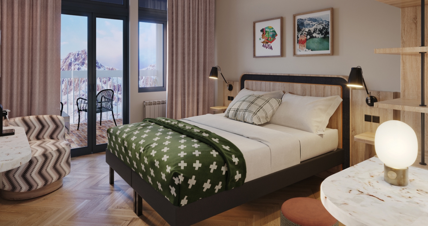 chambre faern resorts alpes suisses