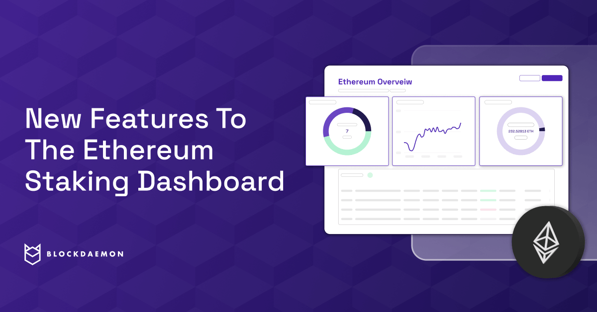 Introducing Exciting New Features to the Ethereum Staking Dashboard ...