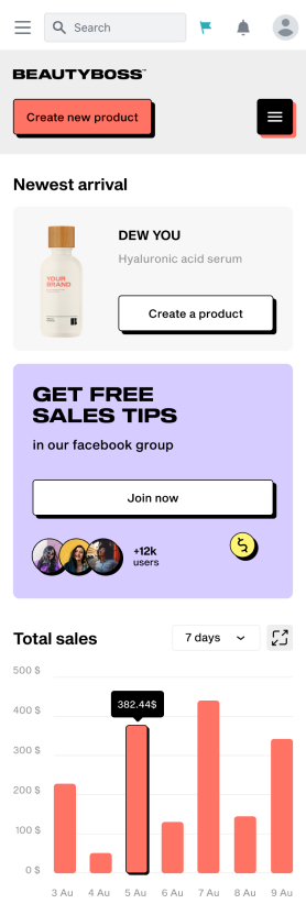 Home | BeautyBoss – Your Own Skincare Line in Minutes