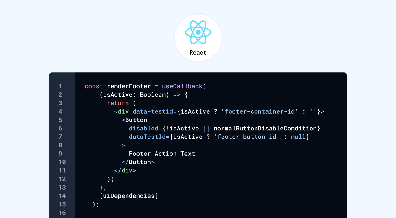 Tech spotlight: Floating footer with React functional components