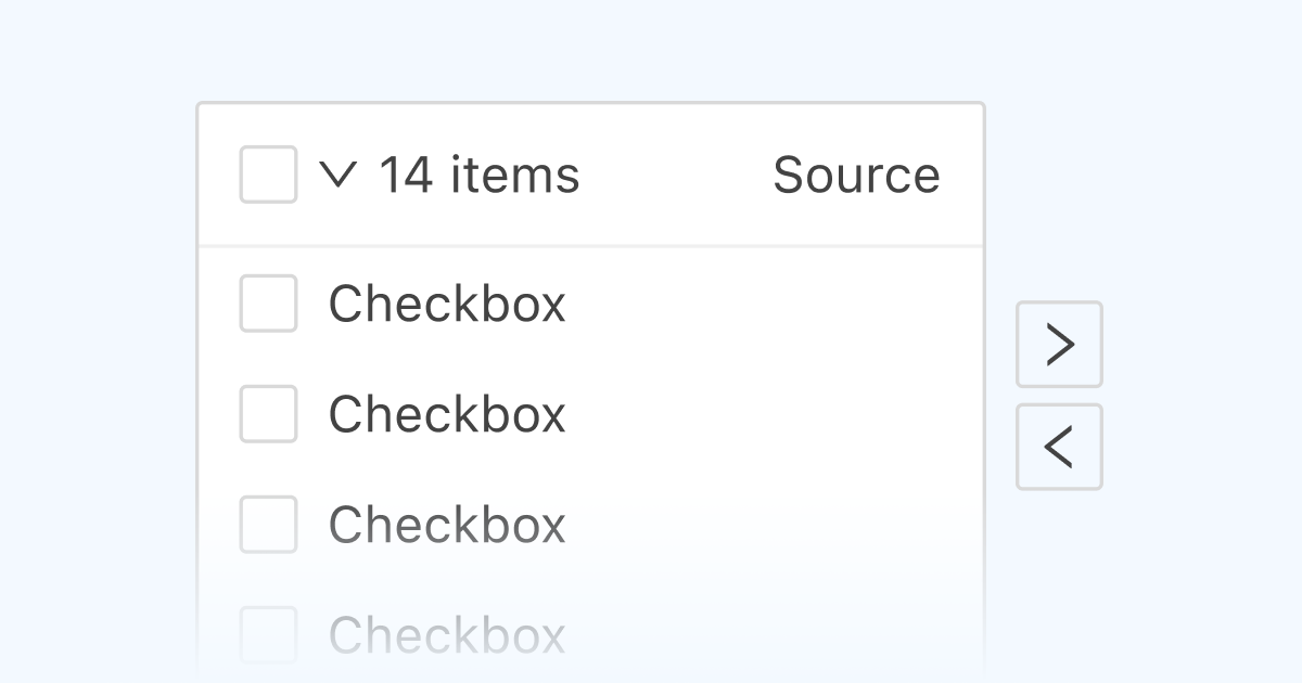 Figma Transfer Component Ant Design System for Figma