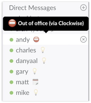 out of office do no disturb notifications