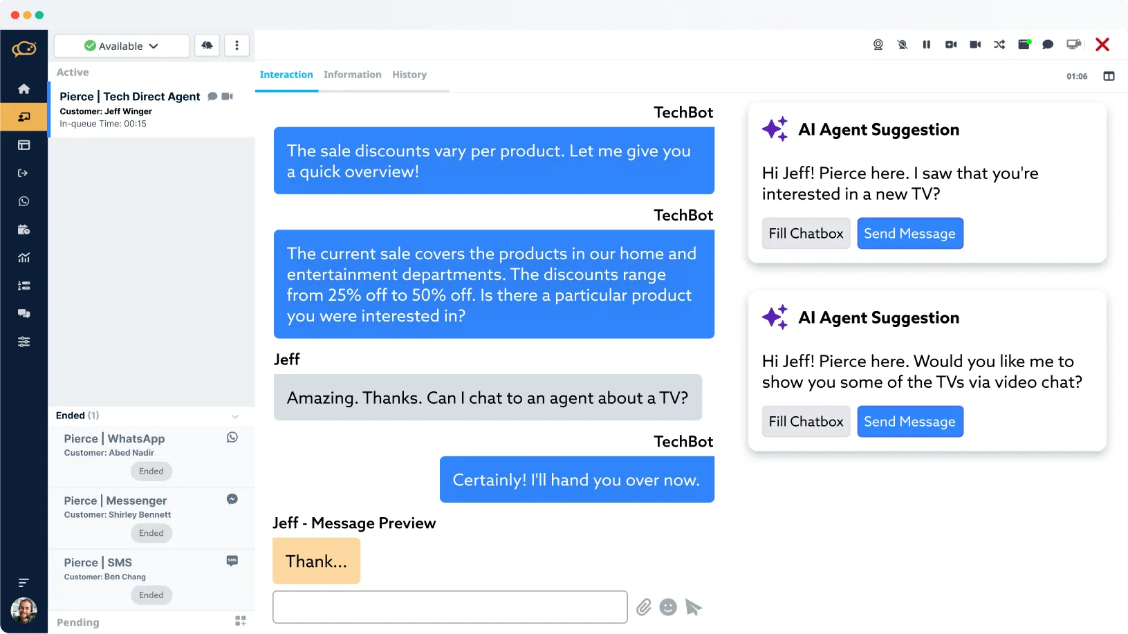 Talkative: Scale B2C Customer Service With AI Chat, Bots, Video, and More