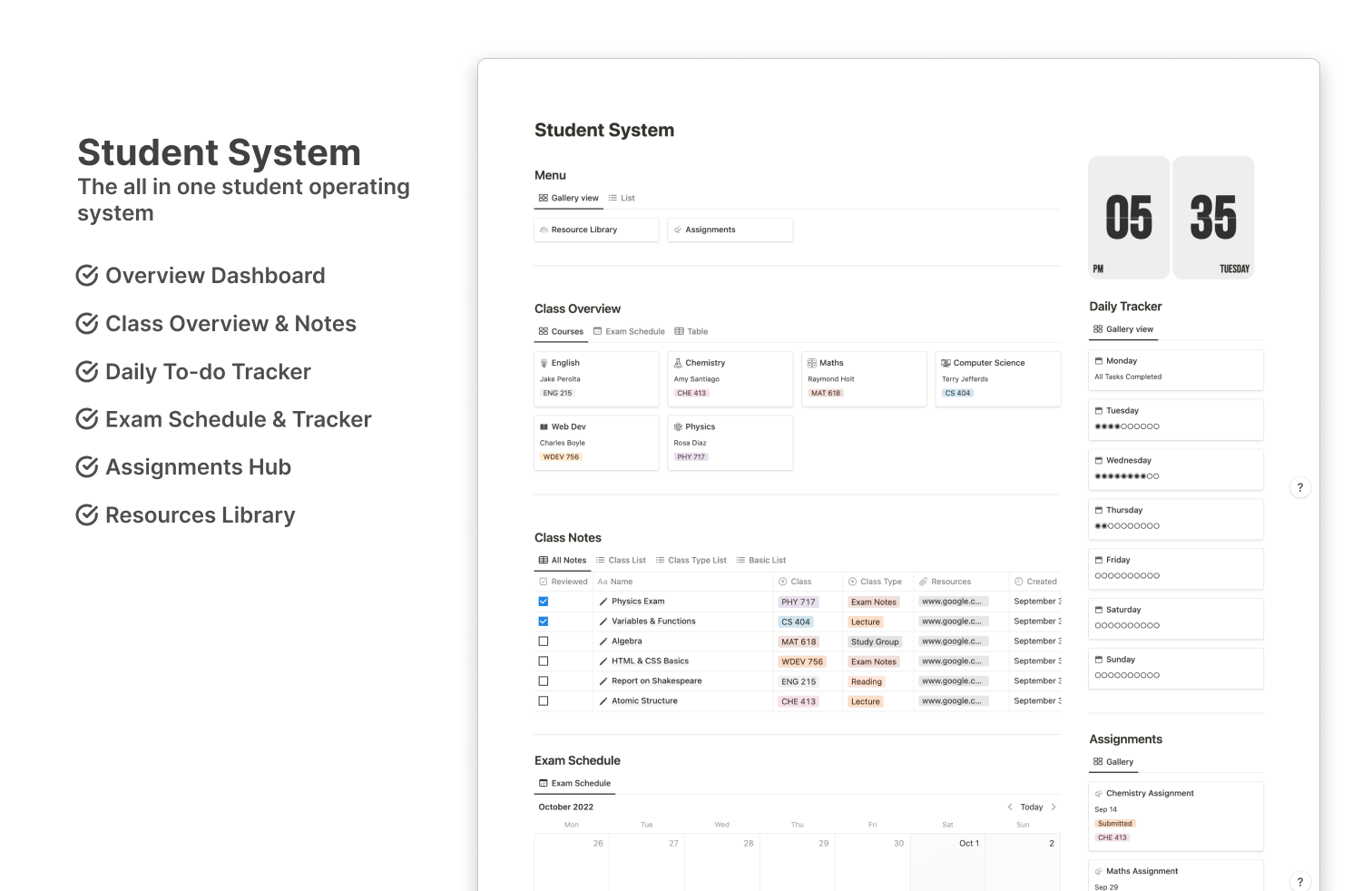 Student System Notionland Template Gallery student-system-notionland-template-gallery