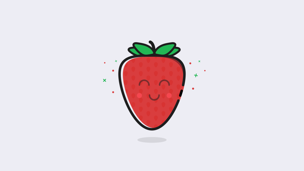 Strawberry Digital Art Illustrator
