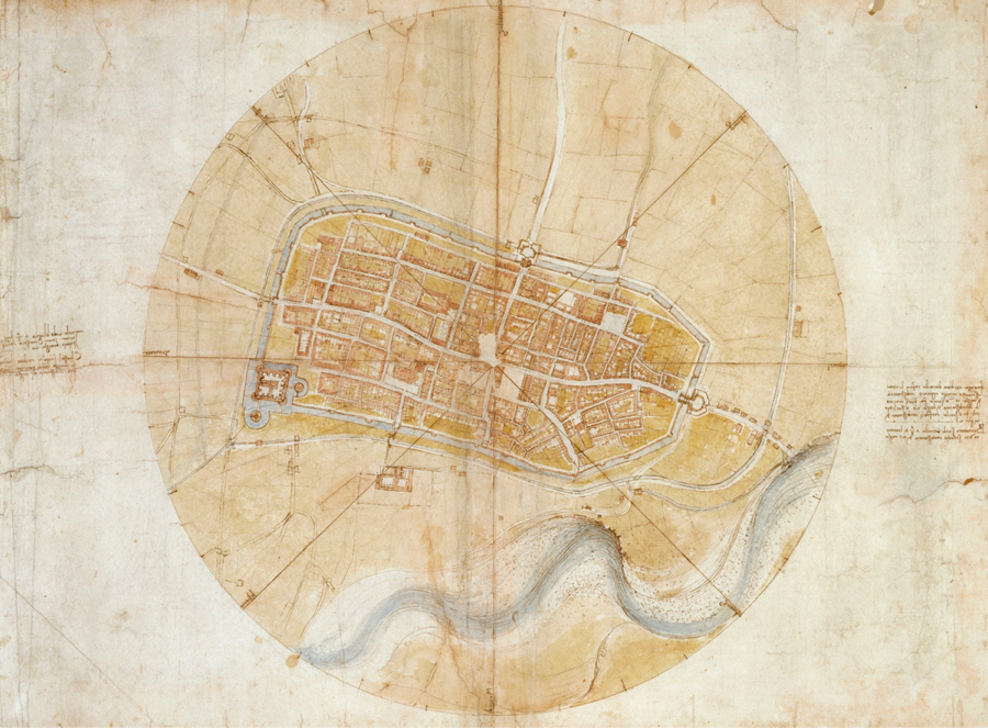 Da Vinci Town Plan of Imola