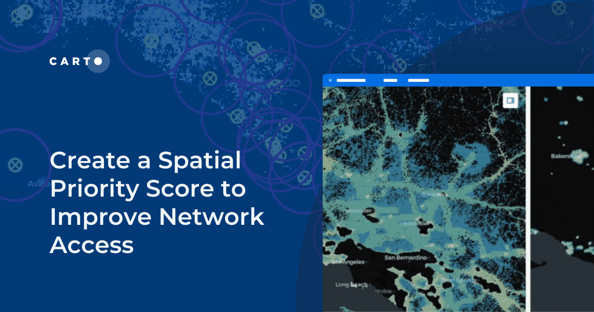 Create a Spatial Priority Score to Improve Network Access